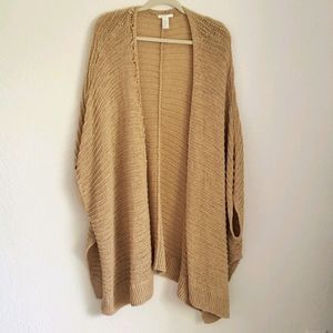 Oversized sweater throw